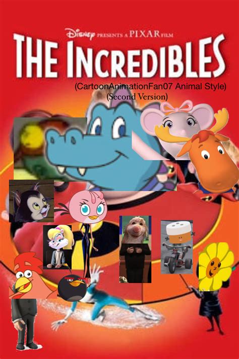 The Incredibles (CartoonAnimationFan07 Animal Style) (Second Version) | Scratchpad III Wiki | Fandom