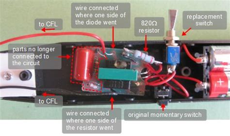 Compact Fluorescent Light (CFL) powered by electric fly swatter