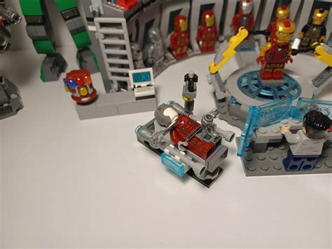 Lego Iron Man Hall of Armor Setup : r/LegoMarvel