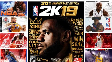 LeBron James' 20th Anniversary Edition And Every 'NBA 2K' Cover Ever ...