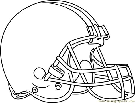 Cleveland Browns Logo Coloring Page for Kids - Free NFL Printable ...