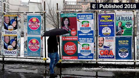 What to Watch For in Italy’s Election on Sunday - The New York Times