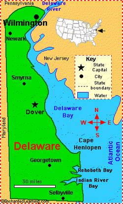 Map of Colony - Delaware Colony