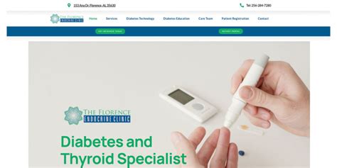 The Florence Endocrine Clinic - Shoals Works Web Design