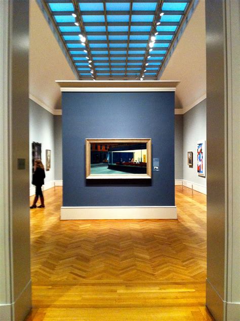 what pops saw today: Nighthawks by Edward Hopper, The Art Institute of Chicago