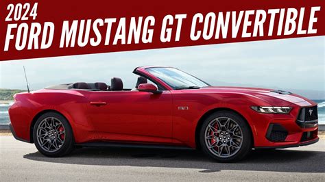 2024 Ford Mustang GT Convertible - First Look - Exterior, Interior ...