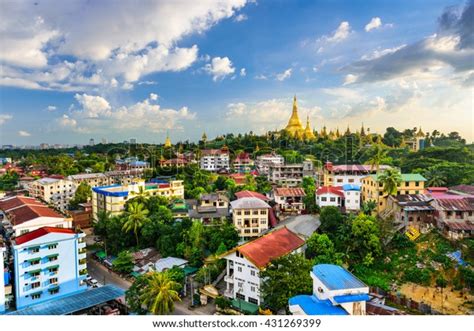 Yangon Myanmar City Skyline Stock Photo (Edit Now) 431269399