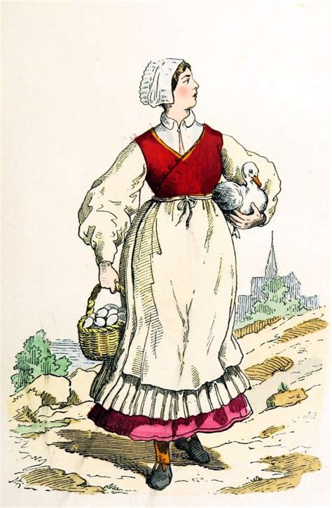 French Peasant Woman in the 15th century.