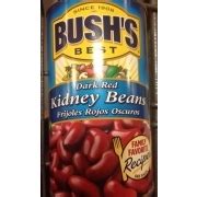 Bush's Best Kidney Beans, Dark Red: Calories, Nutrition Analysis & More | Fooducate