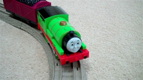 TALKING PERCY Trackmaster Thomas & Friends Kids Toy Train Set Thomas The Tank Engine - YouTube