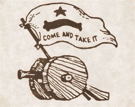 Come And Take It Flag Tattoo