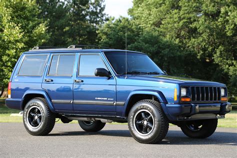 Blue Cherokee Jeep