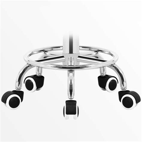 Buy DEKD Rolling Stools with Wheels Round Rolling Chair Hydraulic Gas Lift Stool Swivel ...