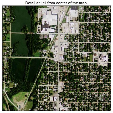 Aerial Photography Map of Beatrice, NE Nebraska