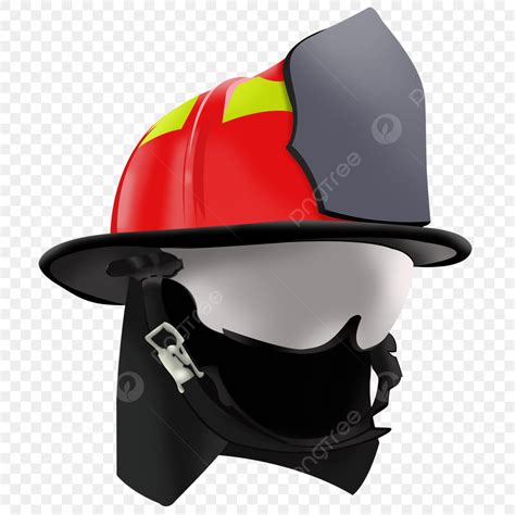 Firefighter Helmet Hd Transparent, Red Firefighter Helmet, Firefighter ...