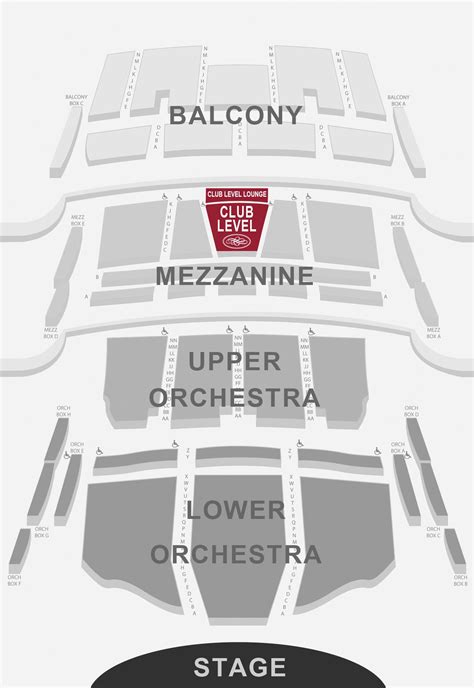 Seating Charts | Broward Center for the Performing Arts