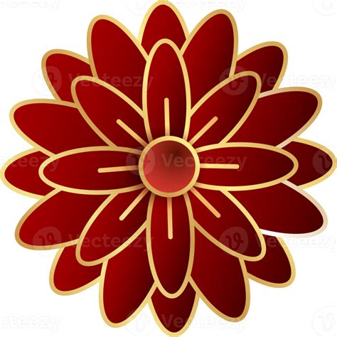 Chinese flower symbol 19617902 PNG