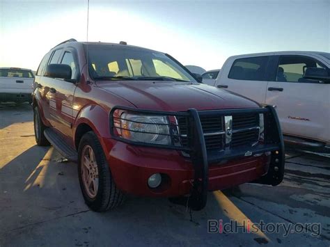 Report 1D8HB48N08F124039 DODGE DURANGO 2008 RED GAS - price and damage ...