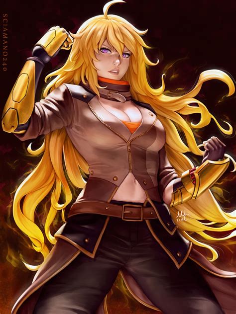 「Yang Xiao Long from RWBY. Different vibe」|Sciamano240's Artのイラスト