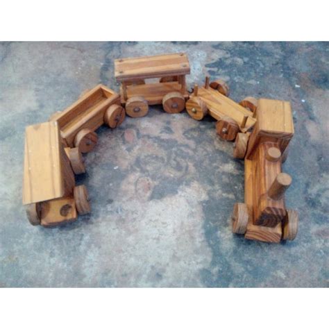 Large Wooden Train Set