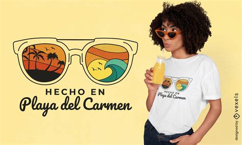 Sunglasses Retro Sunset T-shirt Design Vector Download
