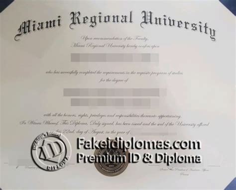 Miami Regional University degree | PPT