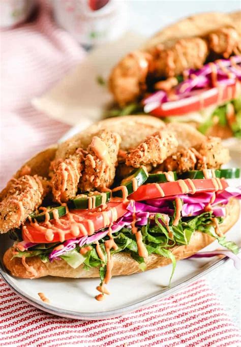 Shrimp Po Boy Sandwich Recipe | Recipes From A Pantry