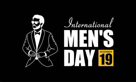 International men's day theme vector illustration 19187420 Vector Art at Vecteezy