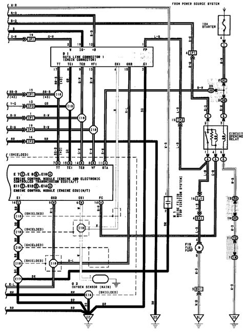 1994 Toyota camry ignition wiring diagram