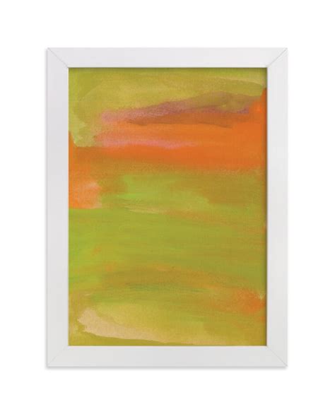 abstract painting green Wall Art Prints by Ramoncita Campo | Minted