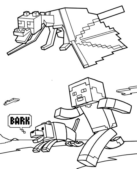 Minecraft Ender Dragon Coloring Pages Printable Coloring Pages