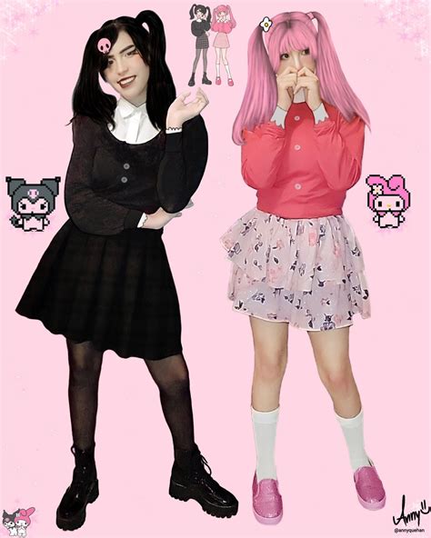 My Melody and Kuromi Cosplay