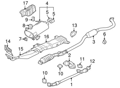 Exhaust Components for 2007 Mitsubishi Outlander | Mitsubishi Parts Central