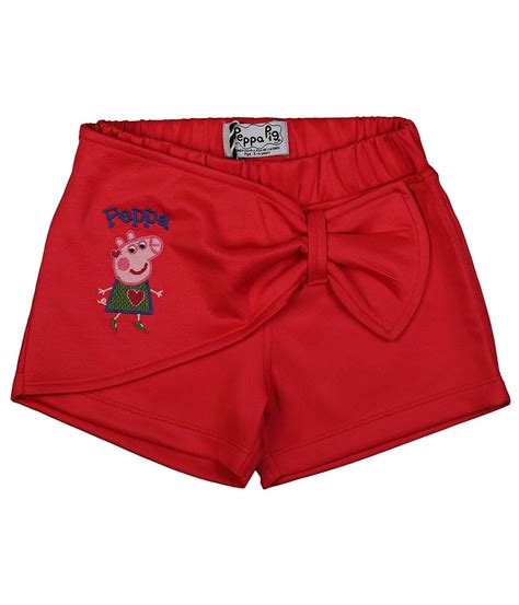 Buy Peppa Pig Peppa Logo Peach Shorts for Girls at Amazon.in