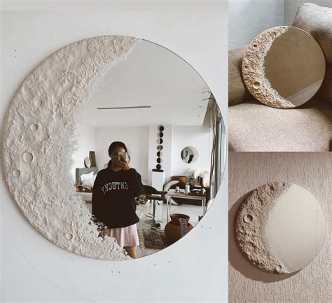 This Beautiful Lunar Mirror Is Made To Look Like a Crescent Moon