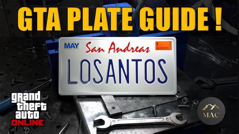 GTA Online - Custom License Plate Guide - YouTube