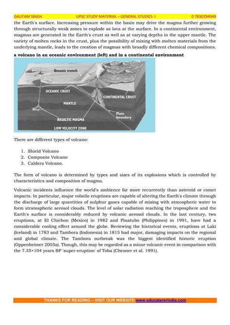 Upsc important geophysical phenomena such as earthquakes, tsunami, volcanic activity, cyclone