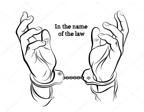 Hands In Handcuffs Drawing at GetDrawings | Free download