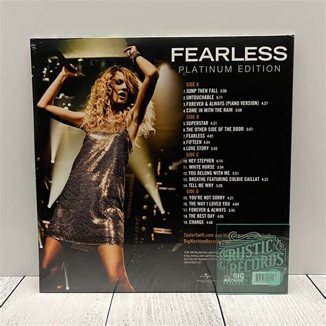 Taylor Swift - Fearless (Platinum Edition) (LIMIT 1 PER CUSTOMER ...