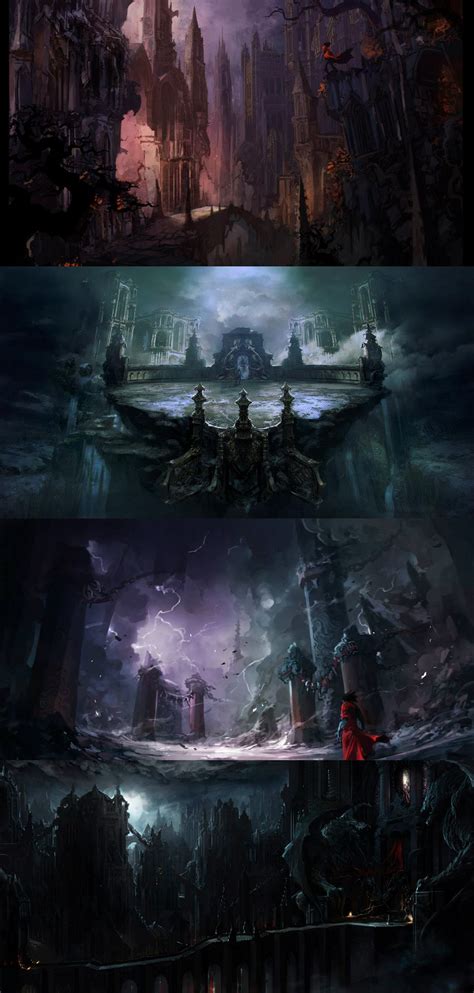 Castlevania: Lords of Shadow 2 concept art is darkly beautiful - VG247