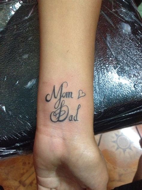 Best Mom Dad Tattoo Designs On Hand ~ Tattoo Dad Daughter Designs ...