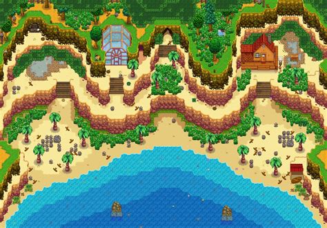 Plot out the rest of your summer on this Stardew Valley island farm mod ...