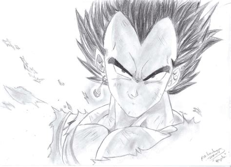 Dragon Ball Z Vegeta Drawing by AbZahid on DeviantArt