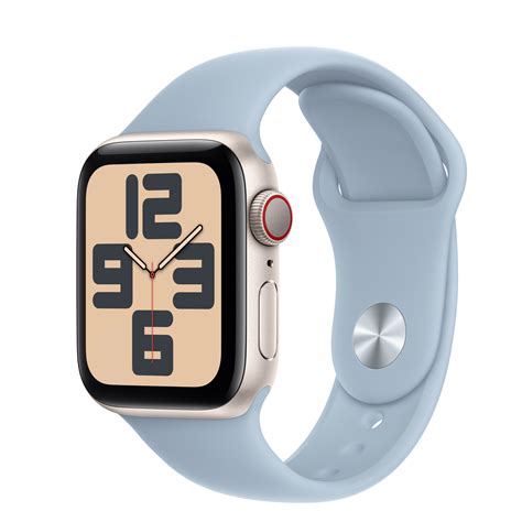 Buy Apple Watch SE GPS + Cellular, 40mm Starlight Aluminium Case with ...