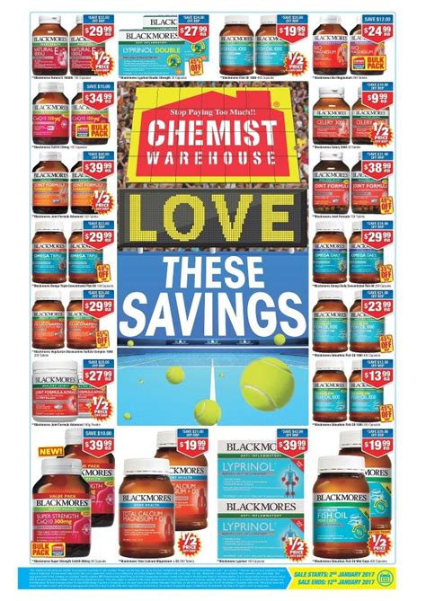 Chemist Warehouse Catalogue 2 - 12 January 2017 - http://olcatalogue.com/cwa/chemist-warehouse ...