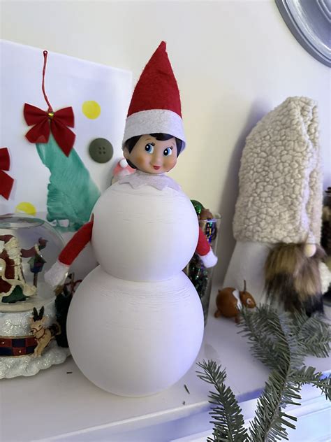 Elf on the Shelf Snowman Suit by sdgsean | Download free STL model | Printables.com