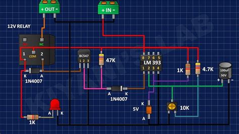 How to Make 12V Battery Protection Circuit | Circuit, Electronics ...