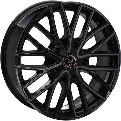 8x20 Wolfrace Eurosport Gtr Gloss Black Alloy Wheels, Alloy Wheels and ...