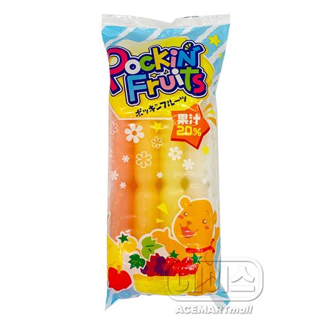 Frozen / Pockin Fruits Sorbe Fruit En Tube (60ML×8P) [MARUGO SYOKUHIN ...