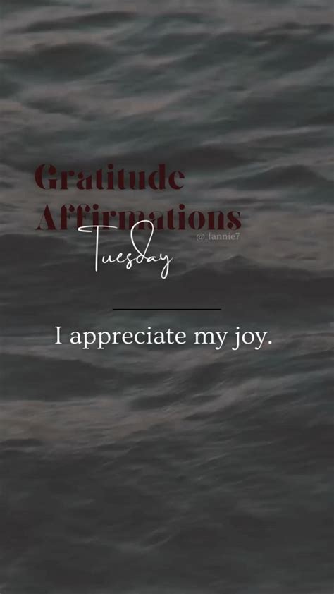 Tuesday Affirmation [Video] | Affirmations, Gratitude affirmations, Joy